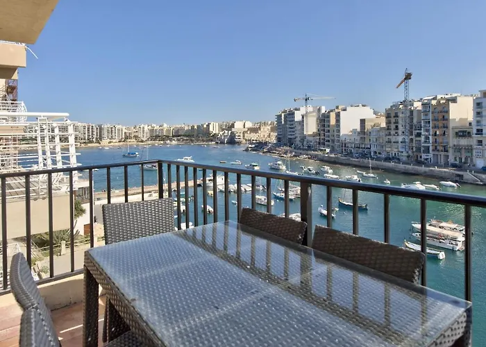Spinola Court - Stunning Seaview & Penthouse On Spinola Bay By Shortletsmalta Apartament